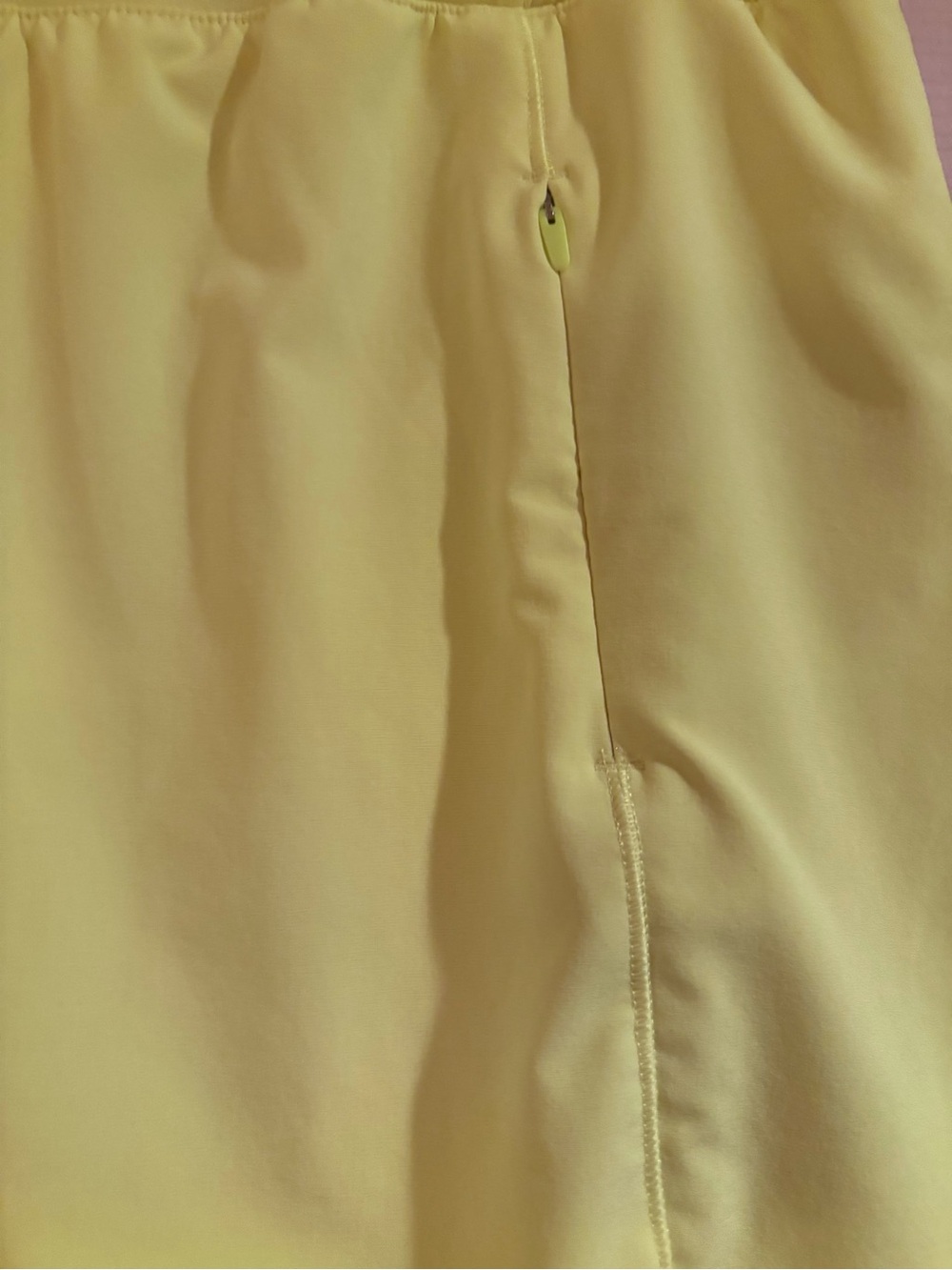 lululemon athletica Neon Yellow Skort. Size-10 EUC Longer Length! - Picture 2 of 6